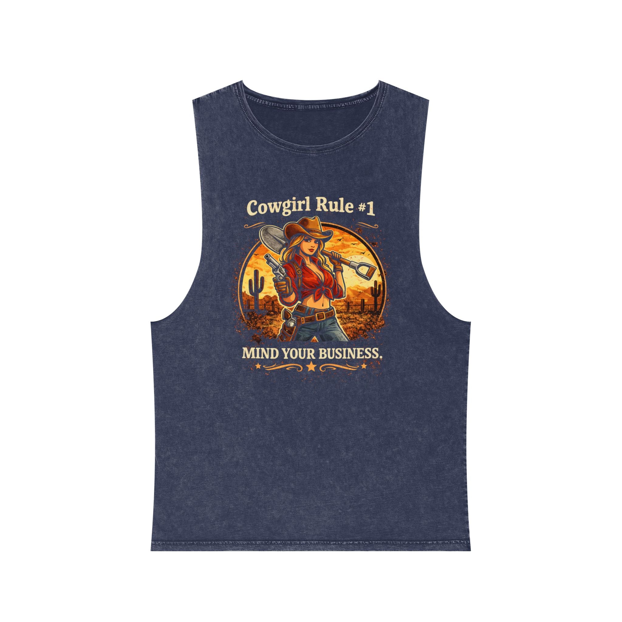 Cowgirl Rule #1 Mind Your Business Tank Top | HorseGirlsBrand