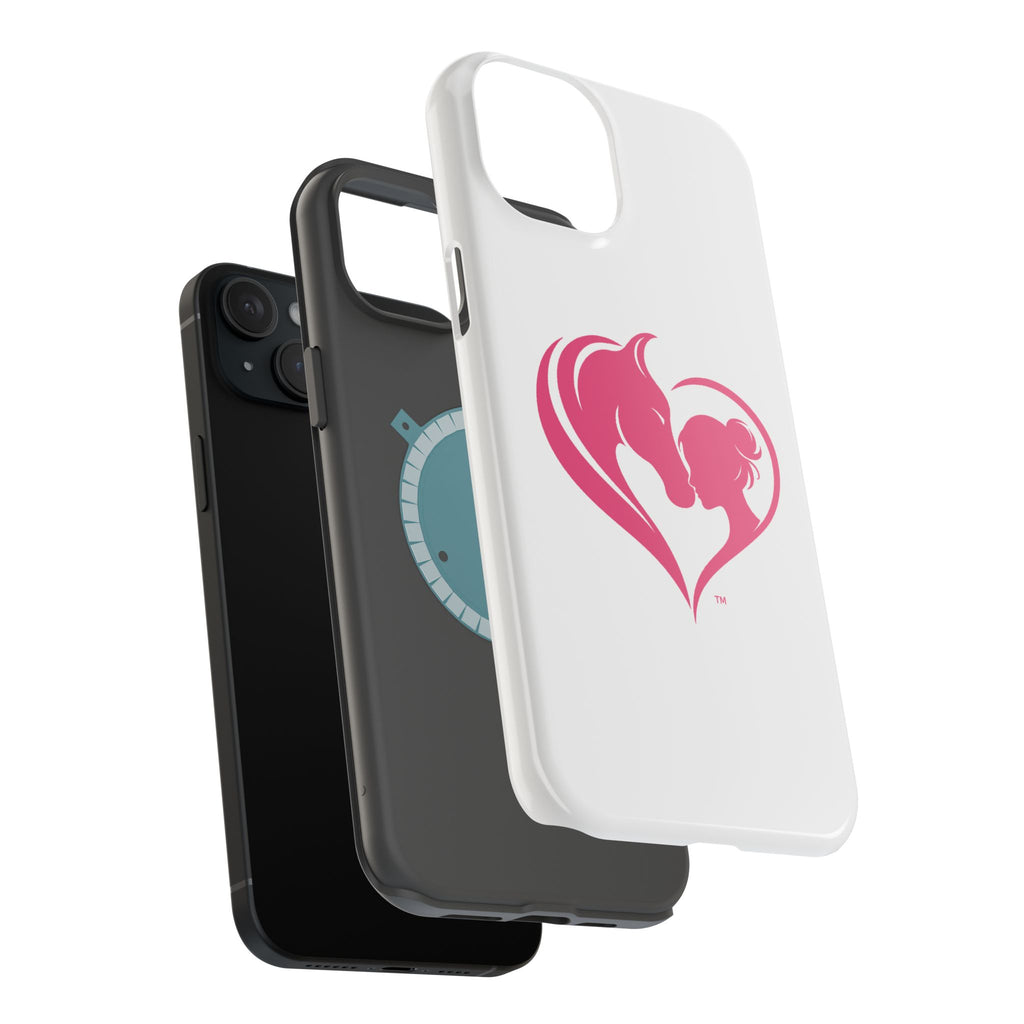 Horse Girl Heart, Stunning print Magnetic Impact-Resistant Cases HorseGirlsbrand