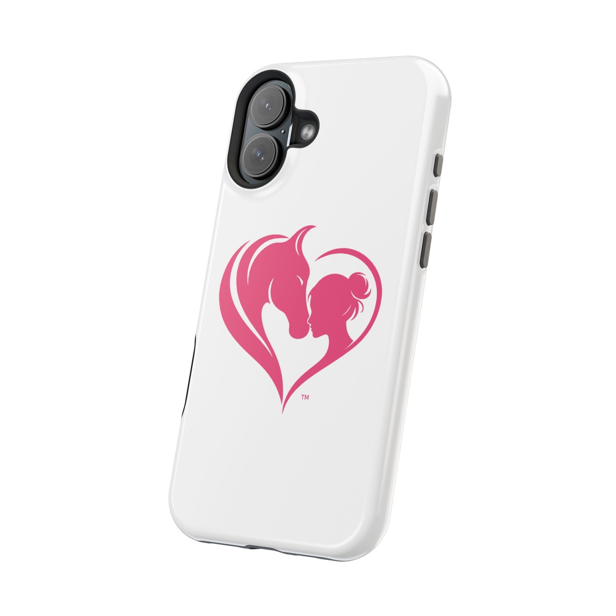 Horse Girl Heart, Stunning print Magnetic Impact-Resistant Cases HorseGirlsbrand