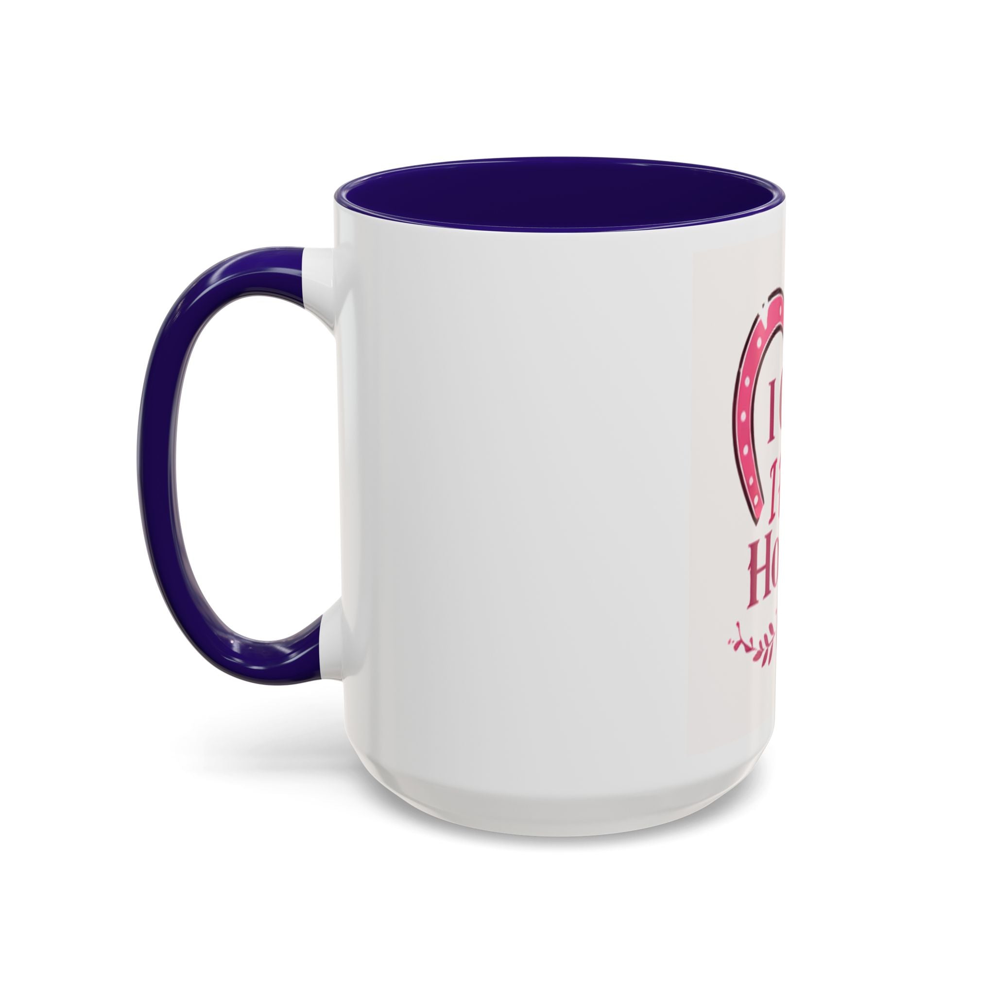 I Can't I Have Horses Pink Horseshoe Heart Mug | Coffee Cup, Equestrian, HorseGirlsBrand