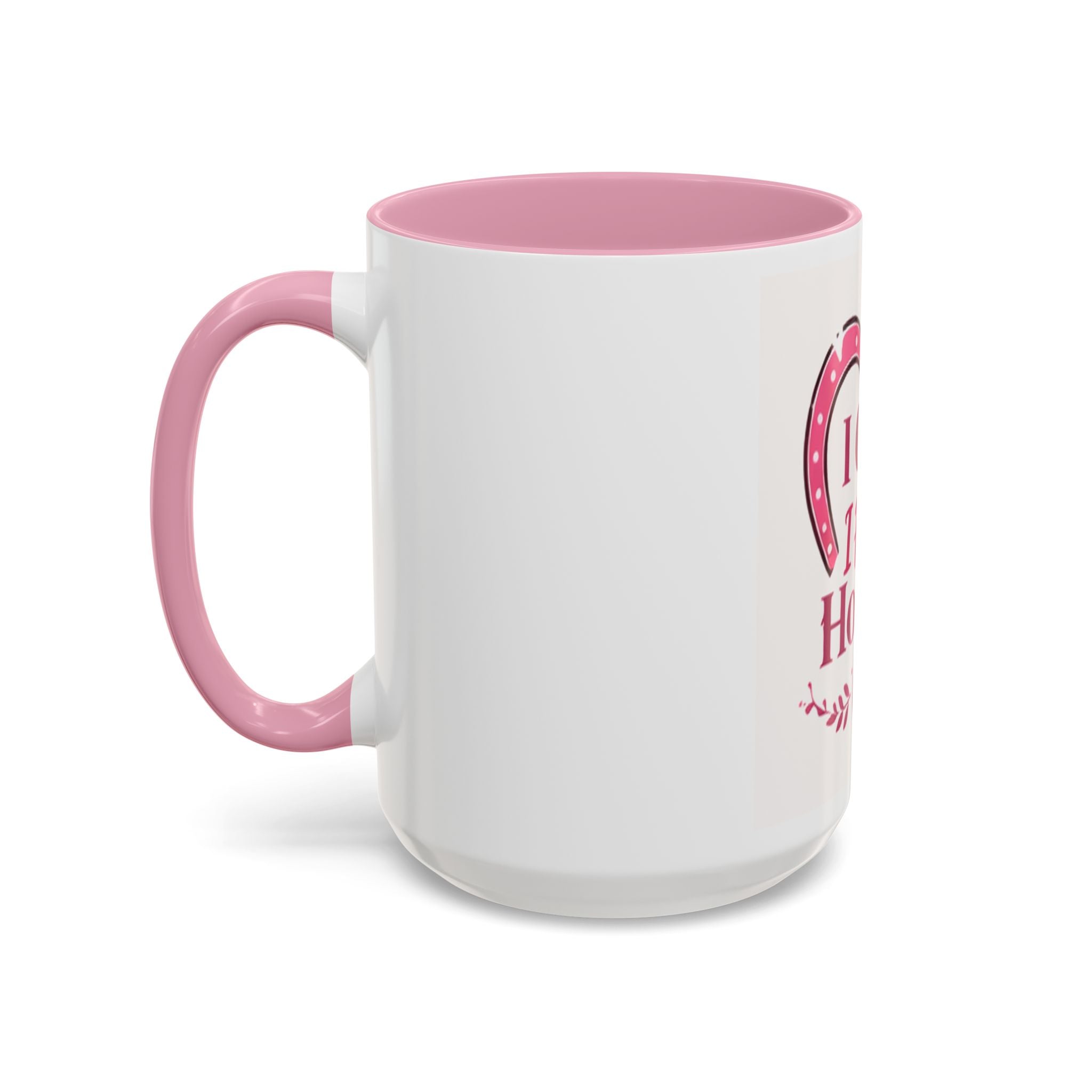 I Can't I Have Horses Pink Horseshoe Heart Mug | Coffee Cup, Equestrian, HorseGirlsBrand