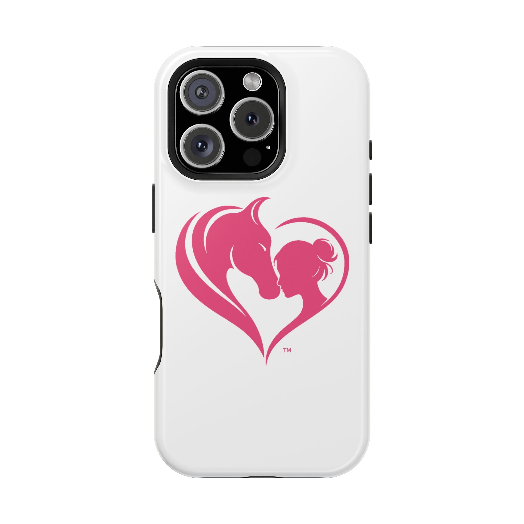 Horse Girl Heart, Stunning print Magnetic Impact-Resistant Cases HorseGirlsbrand