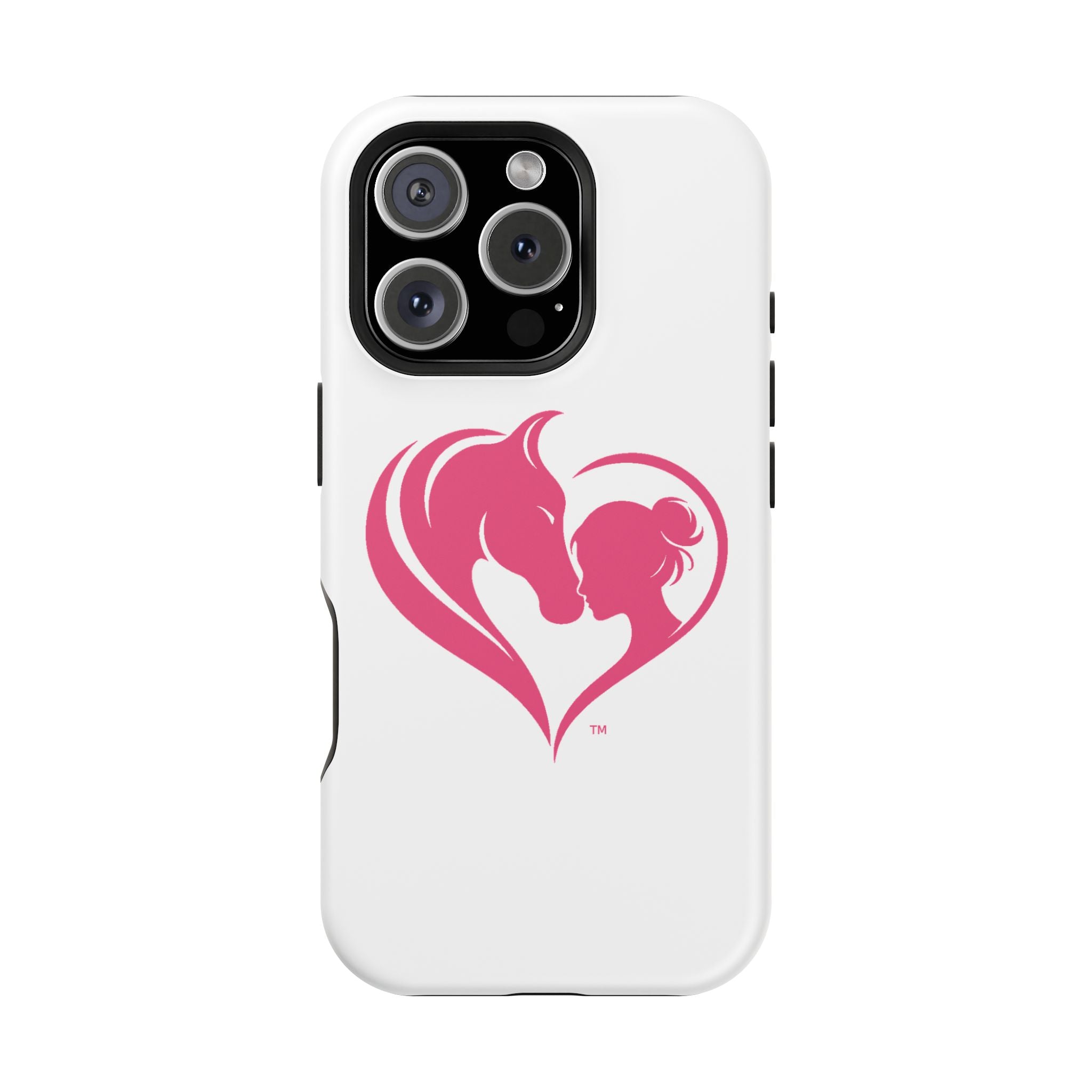Horse Girl Heart, Stunning print Magnetic Impact-Resistant Cases HorseGirlsbrand