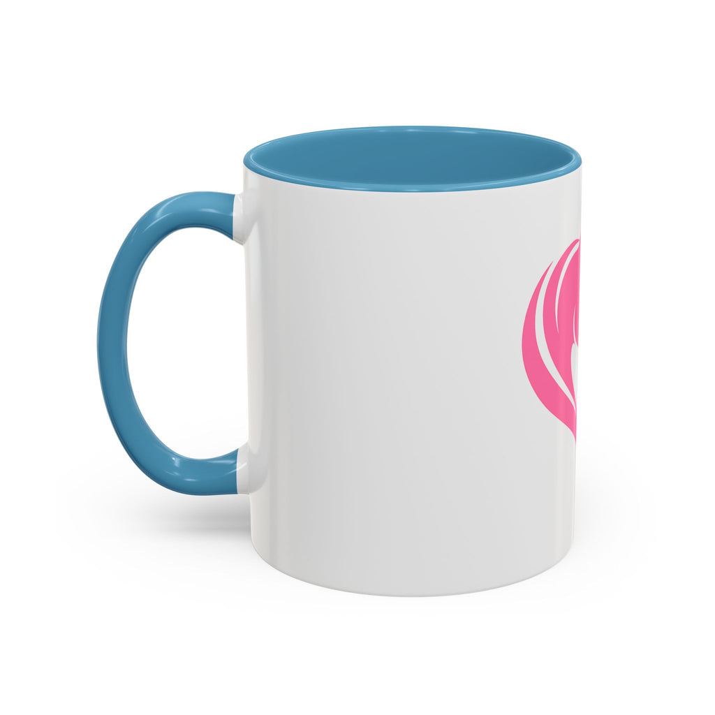 Heart Logo Accent Coffee Mug  Horse & Girl Silhouette for Horse Lovers 11/15oz HorseGirlsBrand