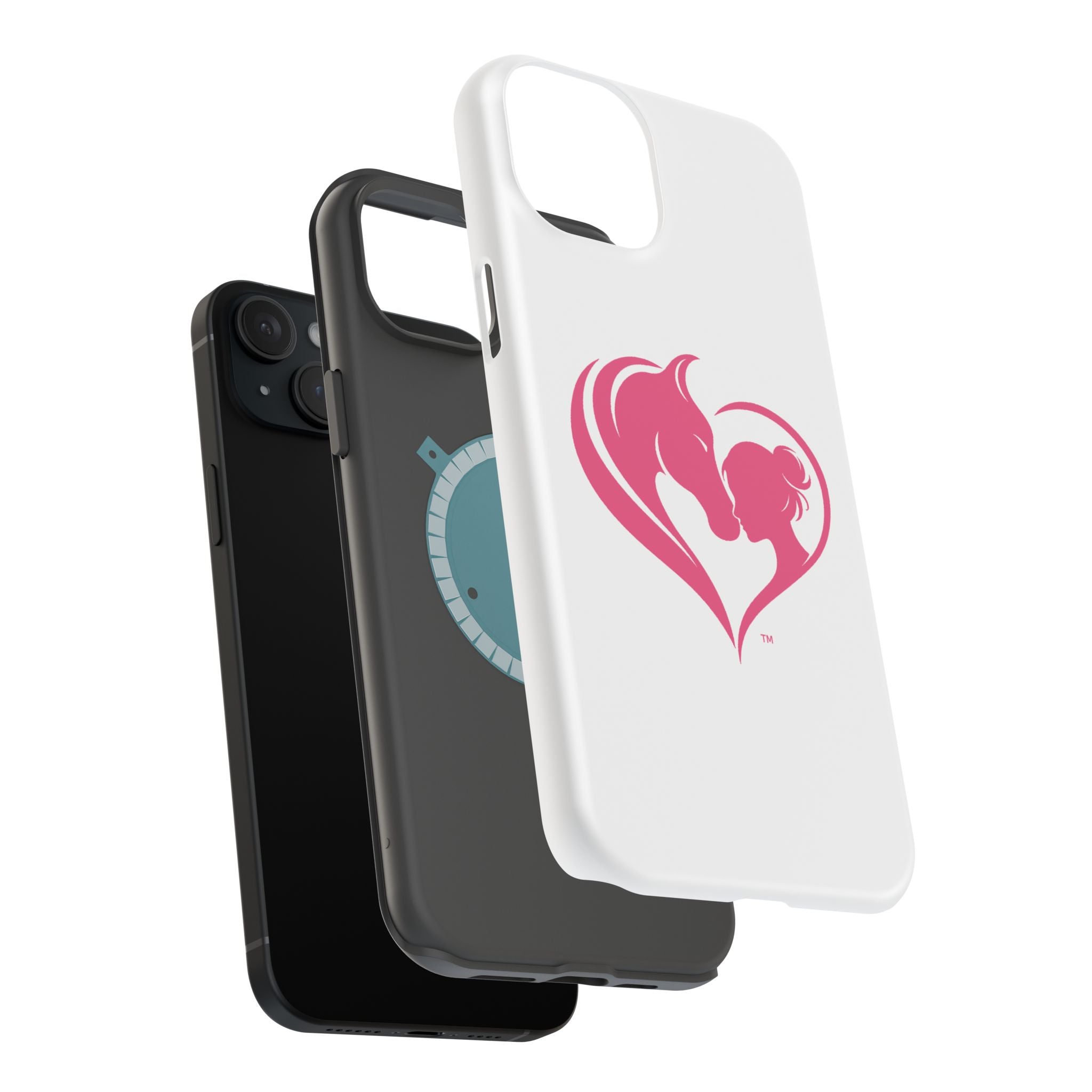 Horse Girl Heart, Stunning print Magnetic Impact-Resistant Cases HorseGirlsbrand