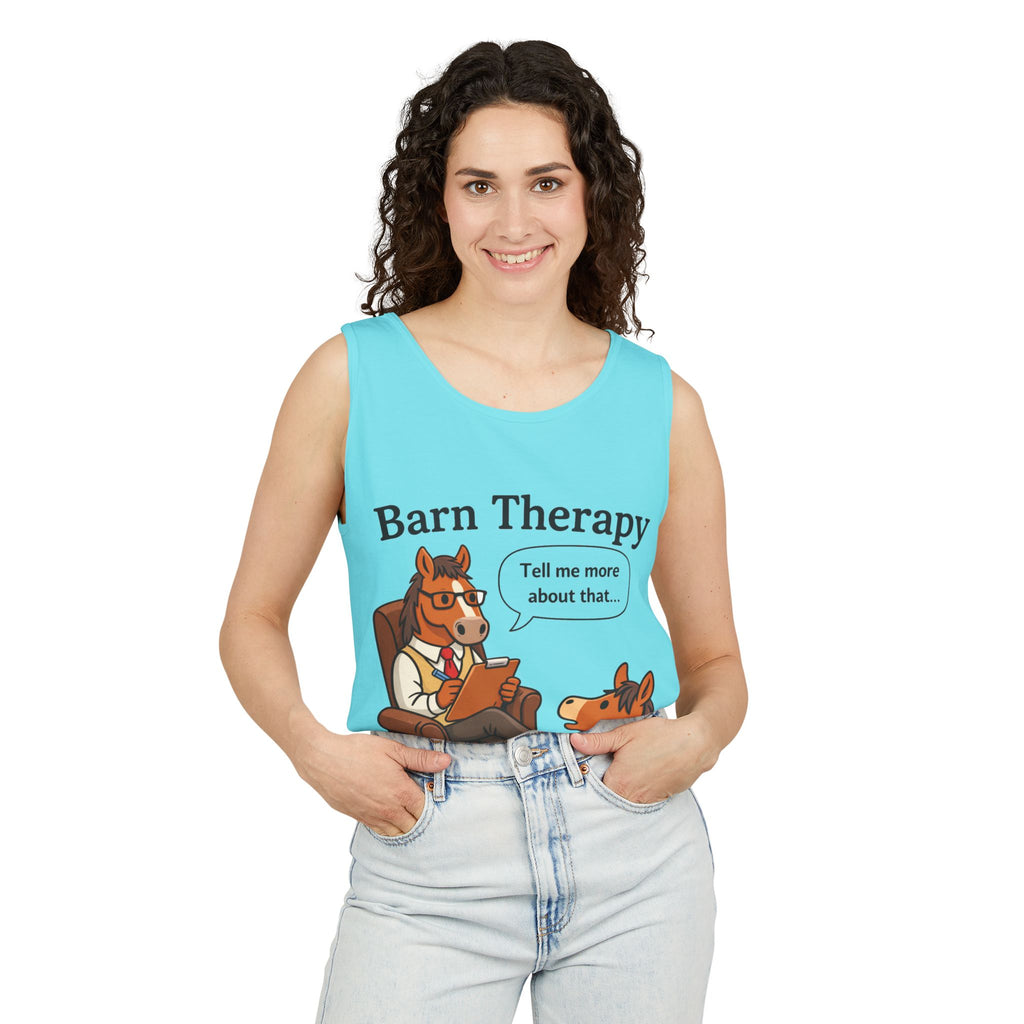 Barn Therapy Horse Tank Top |  HorseGirlsBrand